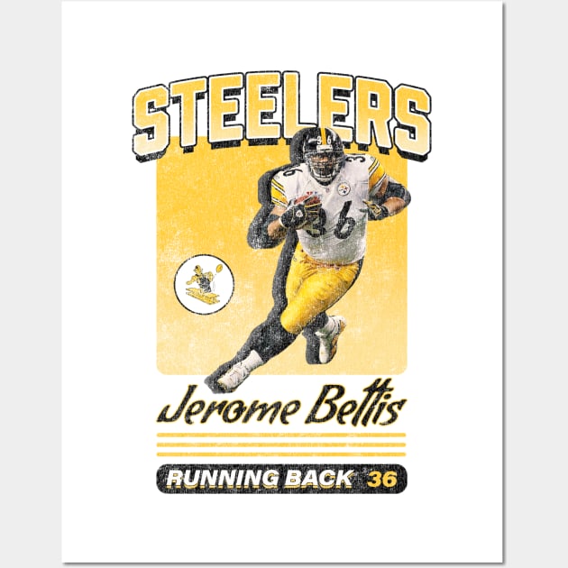 Jerome Bettis Wall Art by KC Designs